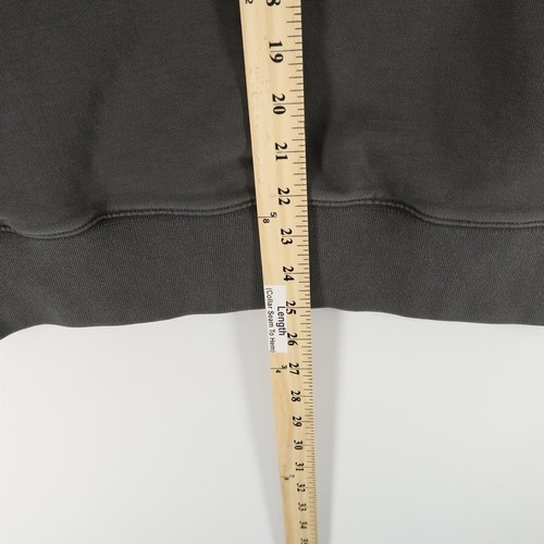 Teddy Fresh Pullover Hoodie Mens Small Gray Pockets Raglan Embroidered - Picture 7 of 11