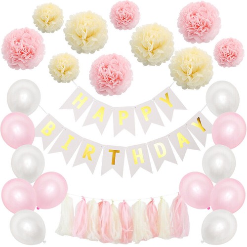 Banner Tassel Ball Latex Balloons Arch Birthday Celebration Party Decoration - Picture 8 of 9