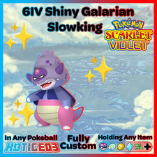 ✨ Shiny Galarian Slowking 6IV ✨ Pokemon Scarlet & Violet 🚀 Fast 🚀