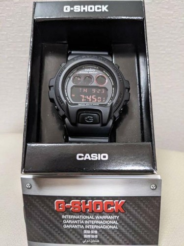 CASIO Watch G-SHOCK MAT BLACK RED EYE /DW-6900MS-1 DR Black 4971850421306 |  eBay