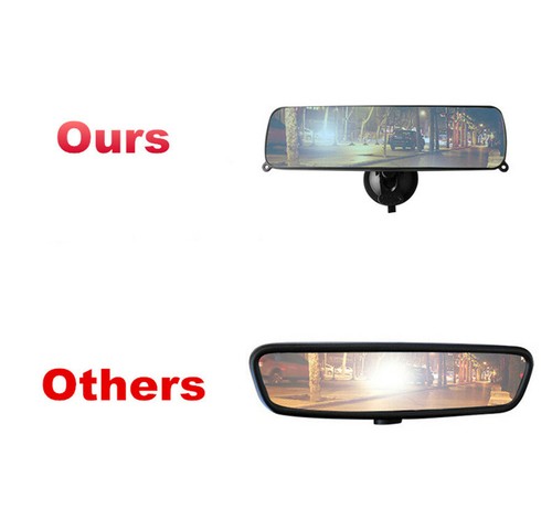 Rear View Suction Cup Driving Instructor Mirror Wide Angle Car Truck Windshield - Picture 7 of 12