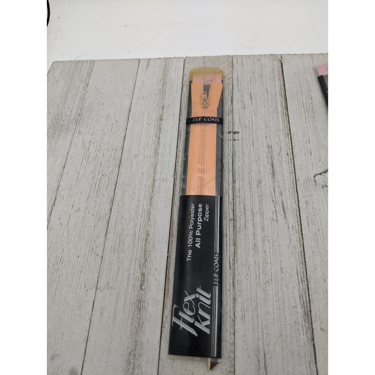 Vintage J&P Coats Flex Knit Zipper 7