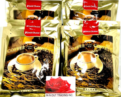 Gold Choice Instant Ginseng Coffee 20 Sticks x 20g ( Pack of 6 )~08/24/2027