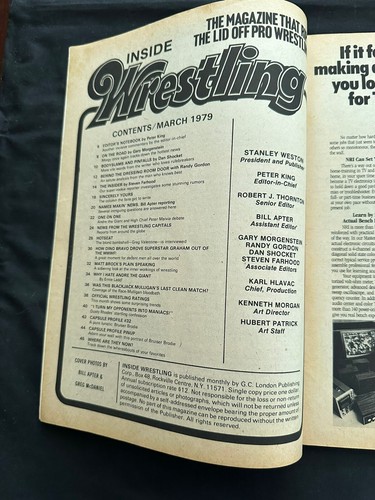 1979 Inside Wrestling Magazine WWF Ernie Ladd Andre The Giant Blackjack Mulligan - 第 3/5 張圖片