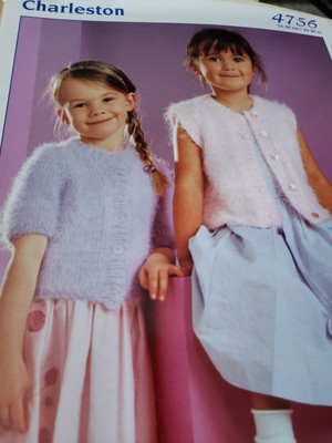 Stylecraft Knitting Pattern 4756 Kids Charleston Sweaters 20-30 Top