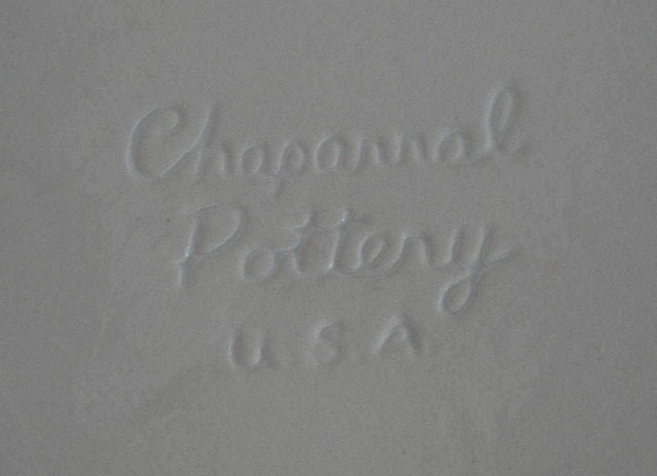 Chaparral Pottery Large Ceramic Party Bowl USA eBay