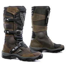 motorcycle boots | Forma ADVENTURE dry brown waterproof DISCOLORED SHIN PLATES