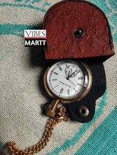 Brass watch elgin vintage pocket Collectible Antique 1- Brass Pocket Watch GIFT