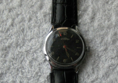 DELBANA Vintage 1950s Mens Watch Swiss Made