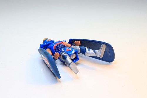 Vintage Z'Neth 5" Galoob Dragon Flyz Zneth LGTI Blue Action Figurine 1995 - Picture 11 of 12