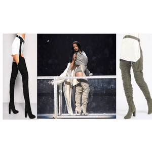 belted thigh boots