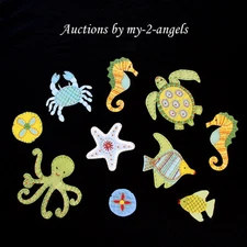 NEW Pottery Barn Kids Ocean Friends Critters Summer Beach Wallies Wall-Cutouts