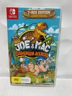 New Joe & Mac Caveman Ninja T-REX EDITION - Nintendo Switch  ** LIKE NEW **