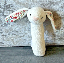 Little Jellycat London Baby Bashful Cream Blossom Bunny Flower Toy Rare Retired