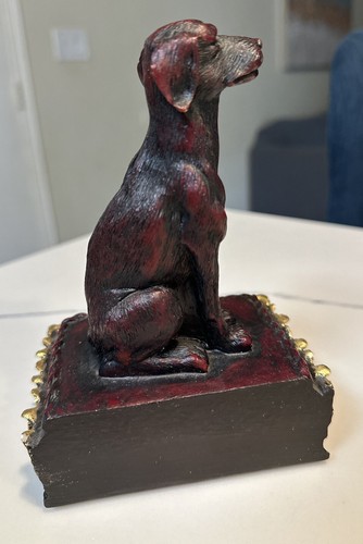 Vintage 1997 Resin Labrador Retriever Bookend - Home Decor Dog Lovers - Picture 3 of 19