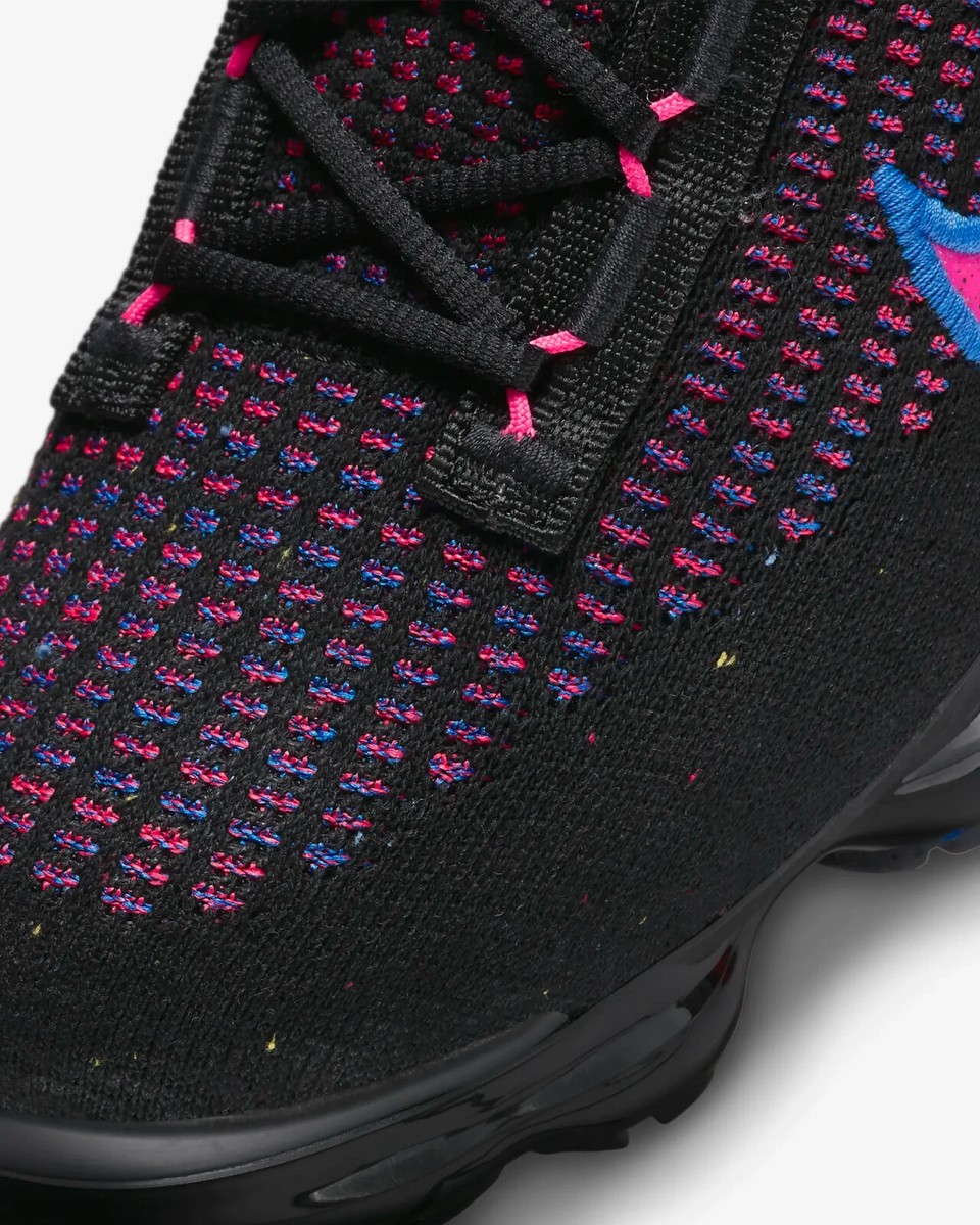 Nike Air Vapormax 2021 FK Flyknit Black Pink Blue DX2355 001