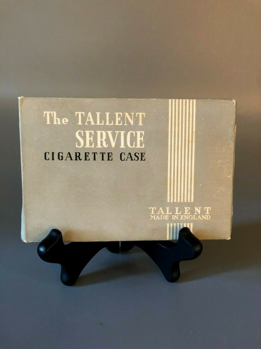 tallent england cigarette case Vintage ( 1950 s.) Gibraltar Souvenir Polished Chrome Case by Tallent