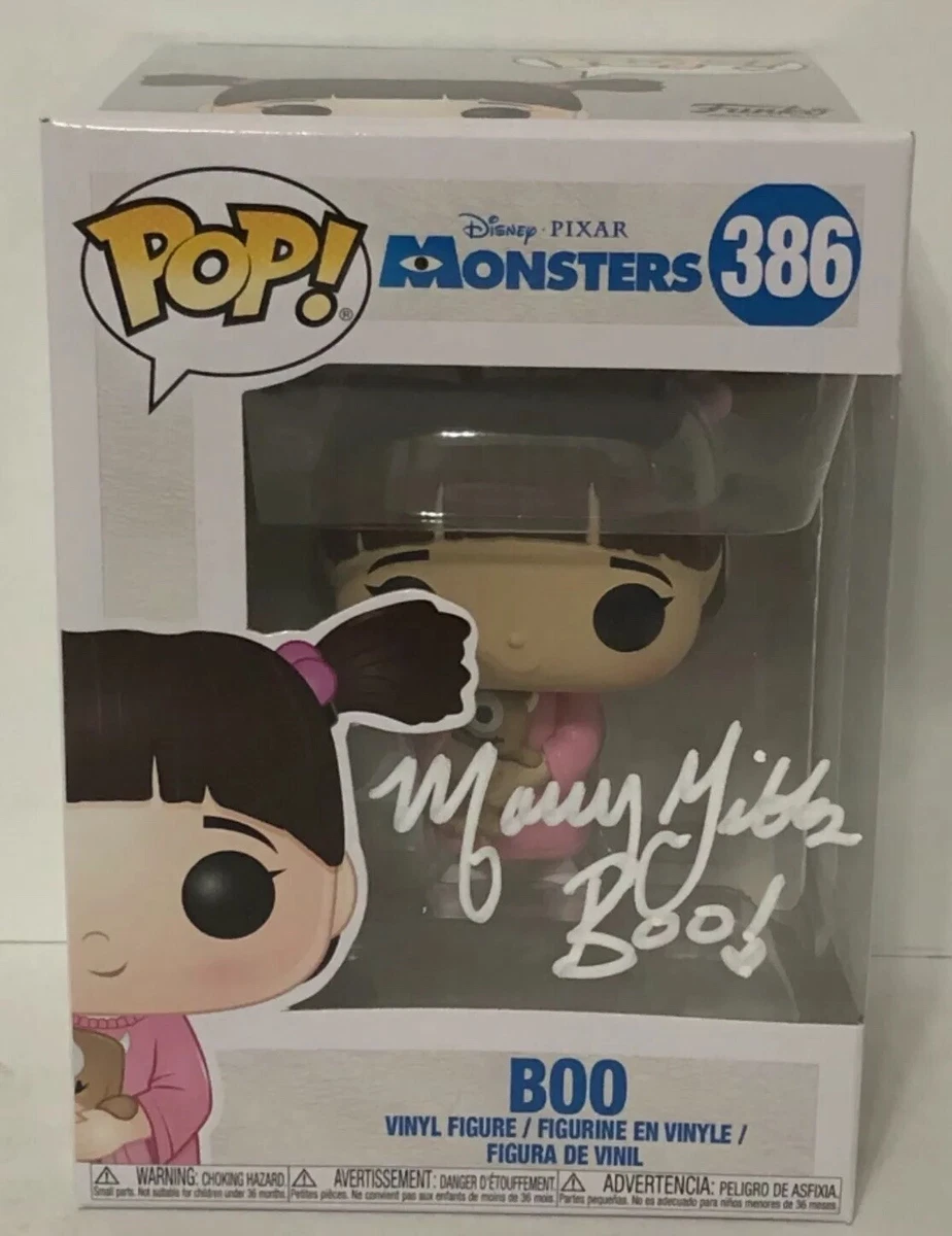 Mary Gibbs Signed Pixar Monsters Inc Boo Funko Pop 386 w