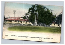 Vintage 1910s Postcard Point Breeze, Webster, Massachusetts