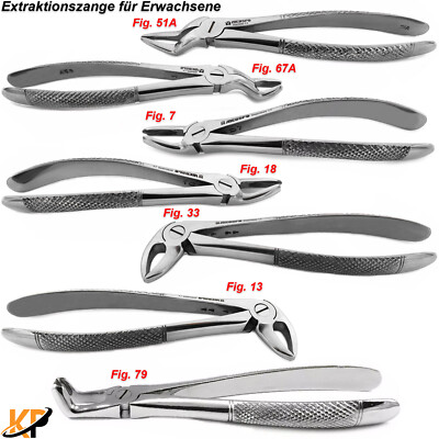 Extraktionszange Oberkiefer Unterkiefer Zahnextraktion Molaren Dental Zange OP