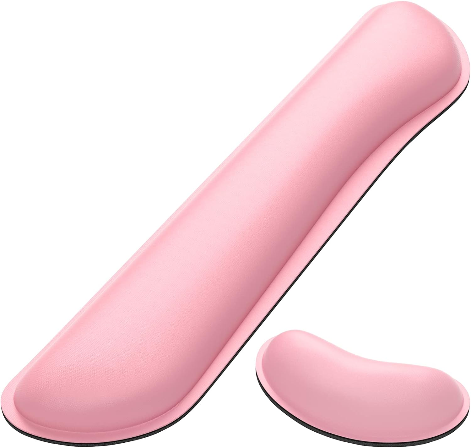 Cute PU Leather Keyboard and Mouse Wrist Rest Set-image