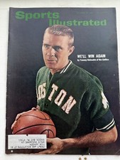 Vintage 1964 Sports Illustrated TOM HEINSOHN Boston Celtics NBA HOF Legend Mag