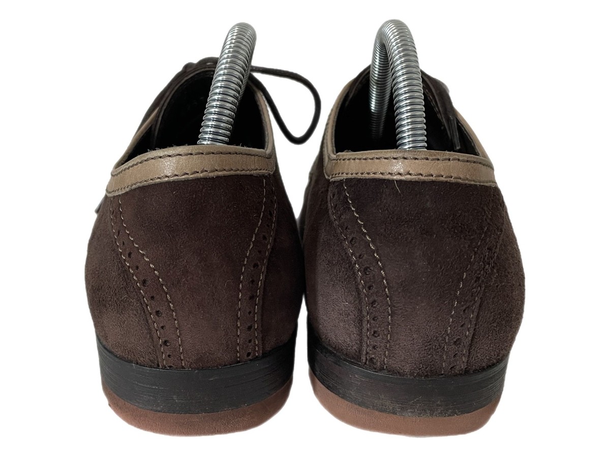 Bacco Bucci Vero Cuoio Mens Brown Suede Oxford Leather Size  display picture 3