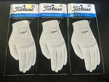 New Titleist Perma Soft Gloves - Lot of 3 Golf Gloves - Cadet Medium M