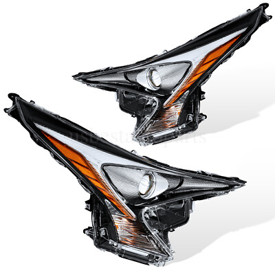 For 2016-2018 Toyota Prius Headlight Headlamp LED Pair Passenger Driver LH RH