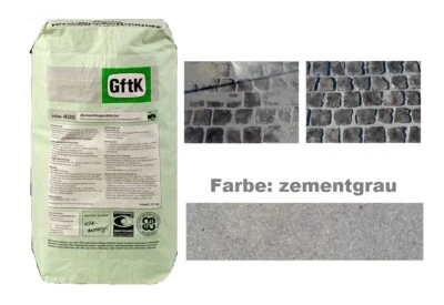 vdw 400 GftK Zementfugenmörtel zementgrau 25kg Zement Mörtel wasserundurchlässig