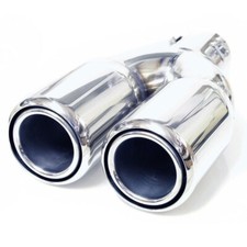 Auspuffblende Endrohr Edelstahl Doppel Für Mercedes Benz Viano A C CLC CLS G GL