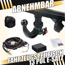 Anhängerkupplung abnehmbar +ES 13p spez für Seat Ibiza IV (6J) 08-15 Fließheck