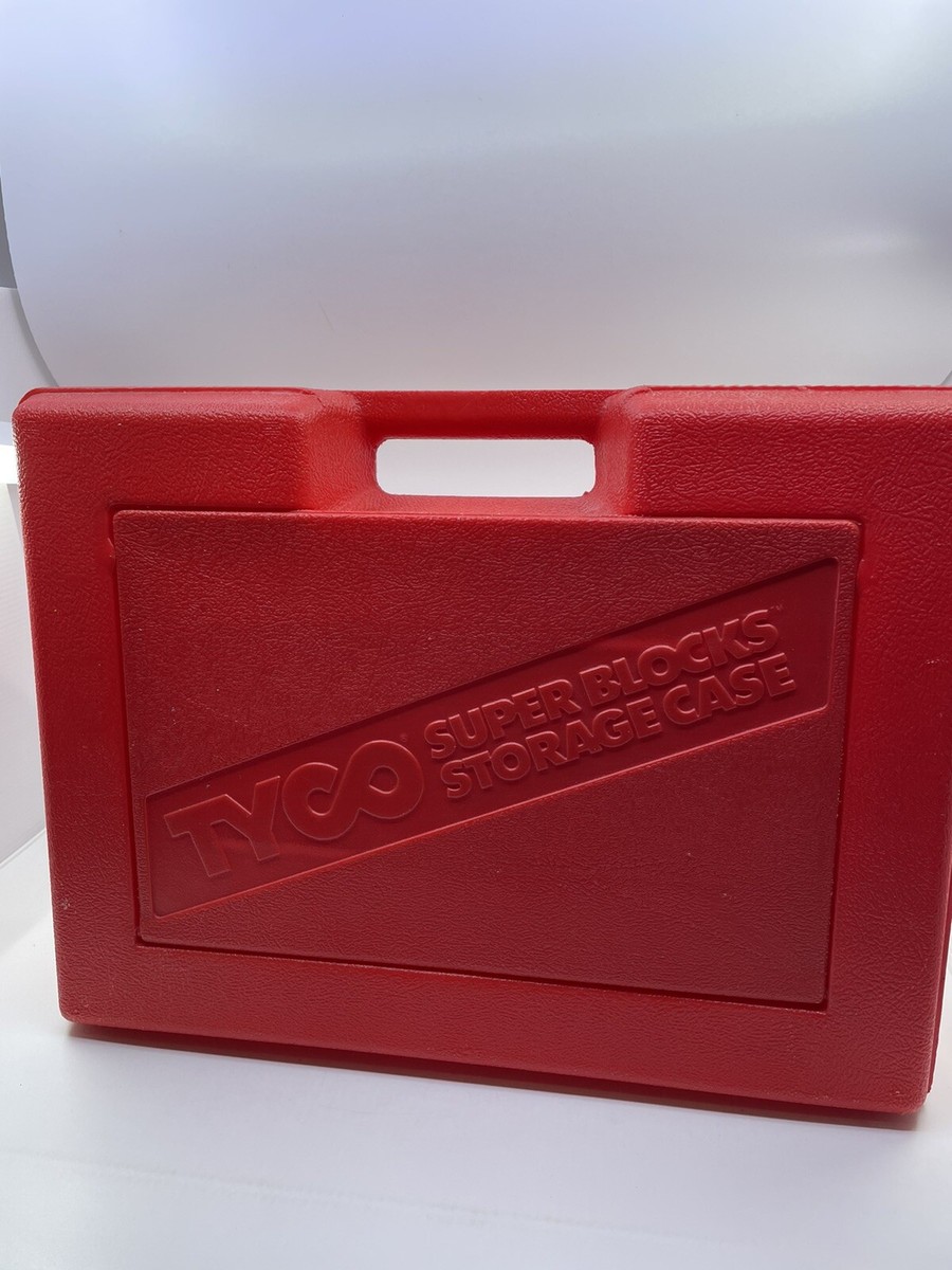 Vintage Tyco Super Blocks Red Storage Case – 1970s–1980s | eBay