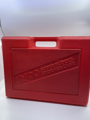 Vintage Tyco Super Blocks Red Storage Case – 1970s–1980s | eBay