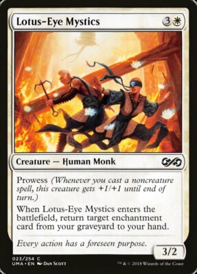 Magic MTG Tradingcard Ultimate Masters 2018 Lotus-Eye Mystics 23/254