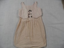 CONCEPT by KAVIAR GAUCHE robe légère avec gilet rose taille 38 TOP BI1118