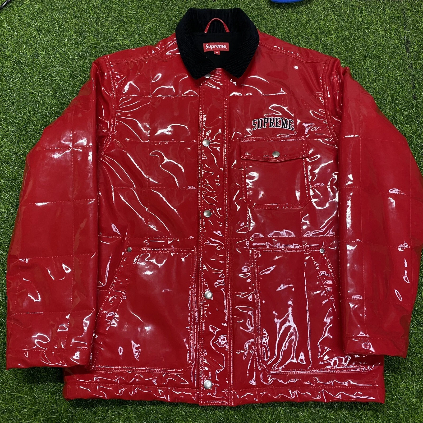 Veste de travail en vinyle matelassé Supreme SS18 semaine 8 
