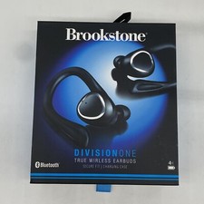 Brookstone Division One True Wireless Earbuds / Black