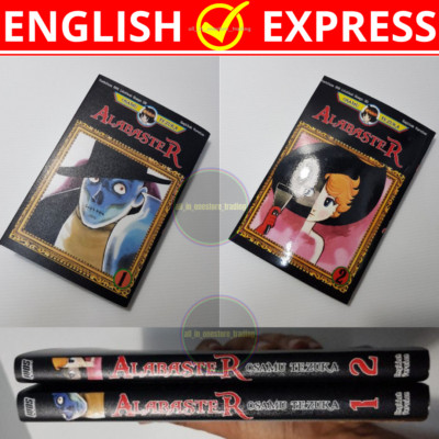 Alabaster Manga English Version Vol 1 &2 Osamu Tezuka Comic Book ~ Express Ship