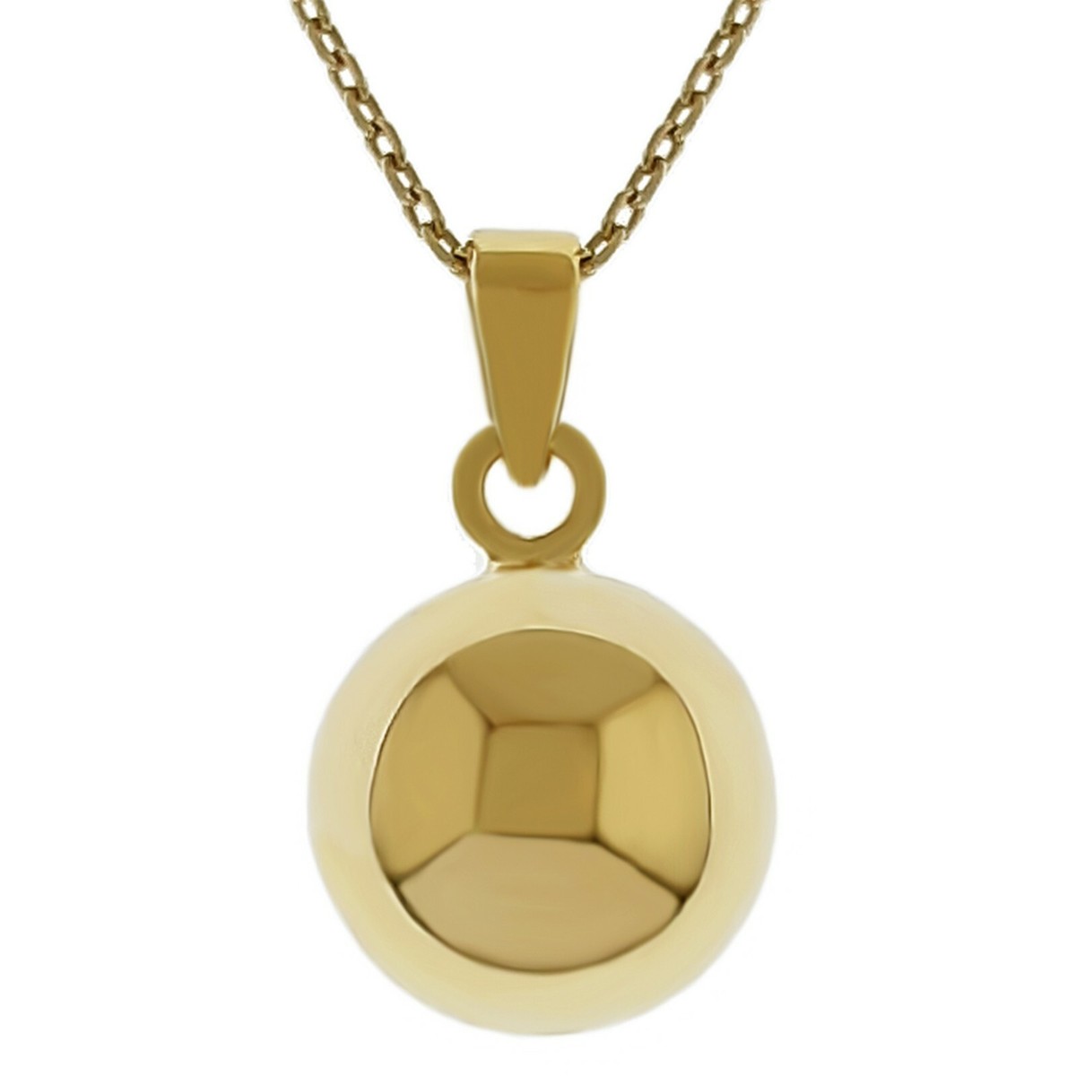 Collier femme plaqué or pierre de lune serti griffe - UW3ZU445 sur , ré