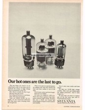 1970 Sylvania Electron Tubes TV Radio Hi-Fi Vintage Ad 