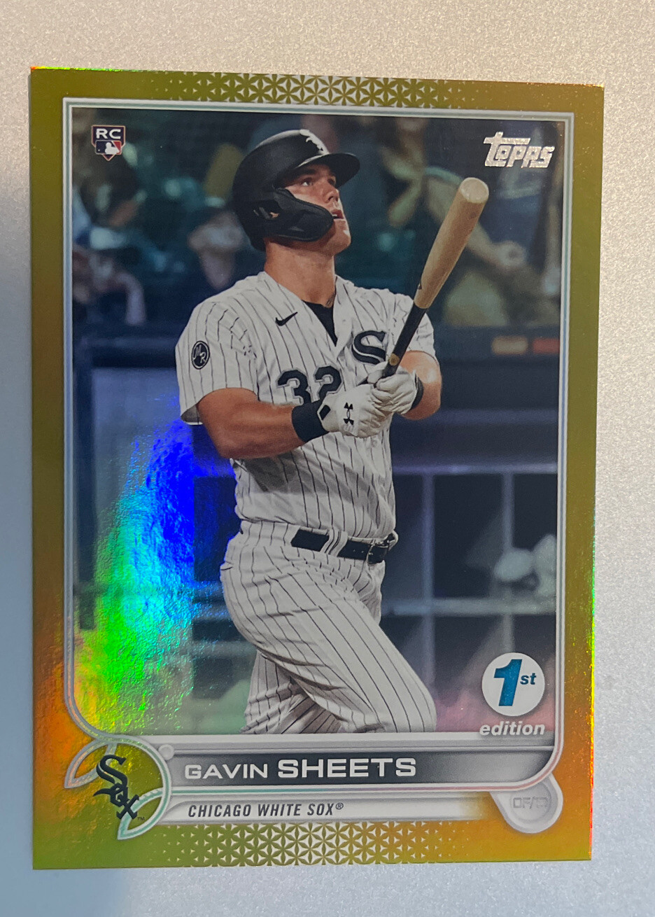 2022 Topps 1st Edition GAVIN SHEETS GOLD Parallel - Chicago White Sox
