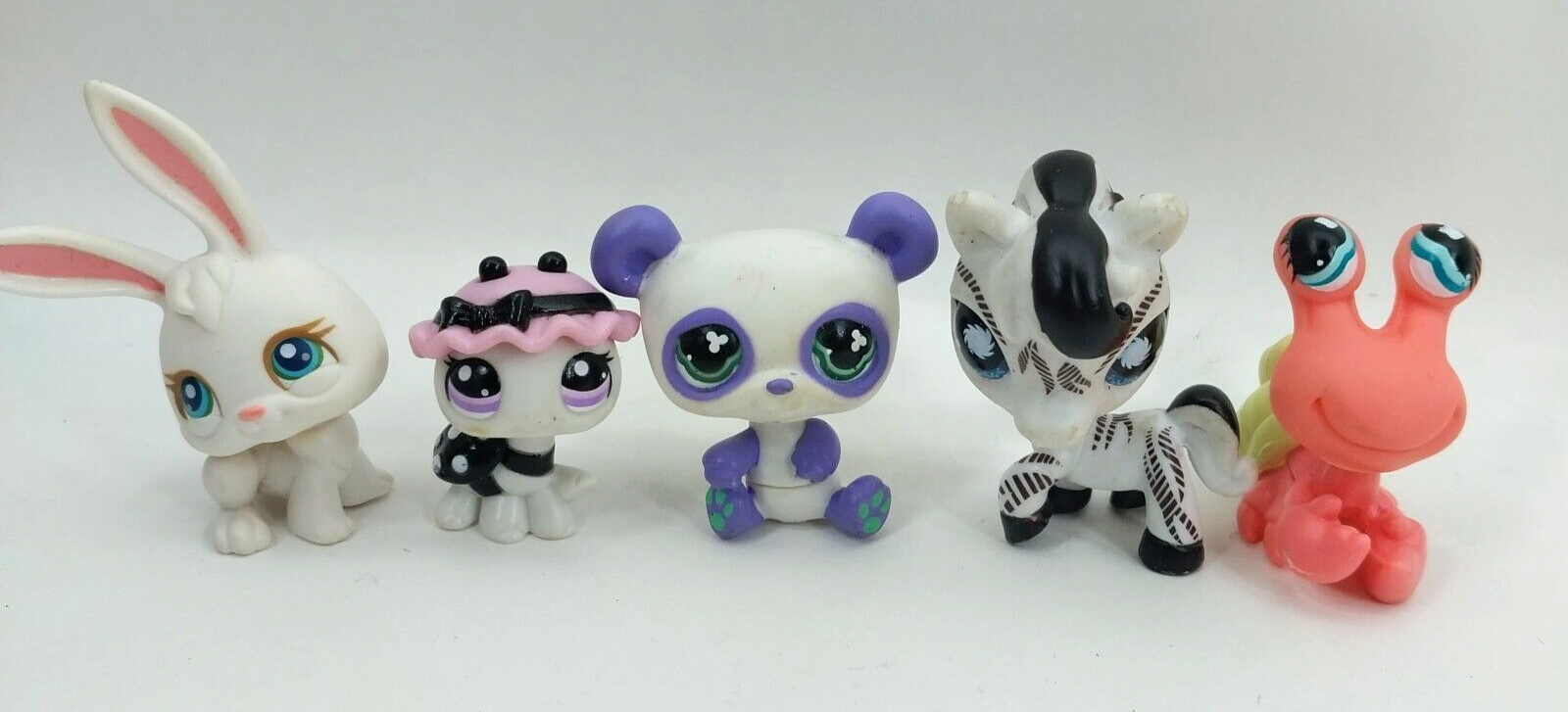 Lot of 5 Littlest Pet Shop Toys Figurines LPS - See Pics - Free Shipping