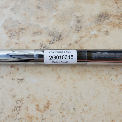 New Uncut KBS Tour PVD Black 120S 3-PW Stiff & 1 KBS Custom
