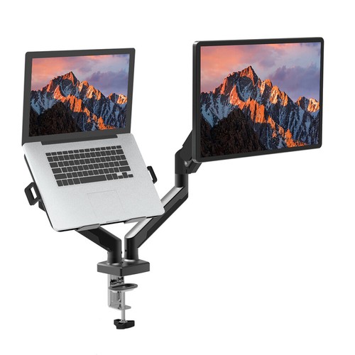 Dual Monitor Stand Monitor Arm Desk Mount for 13 To 32 Inch Computer Screens - Photo 6/18