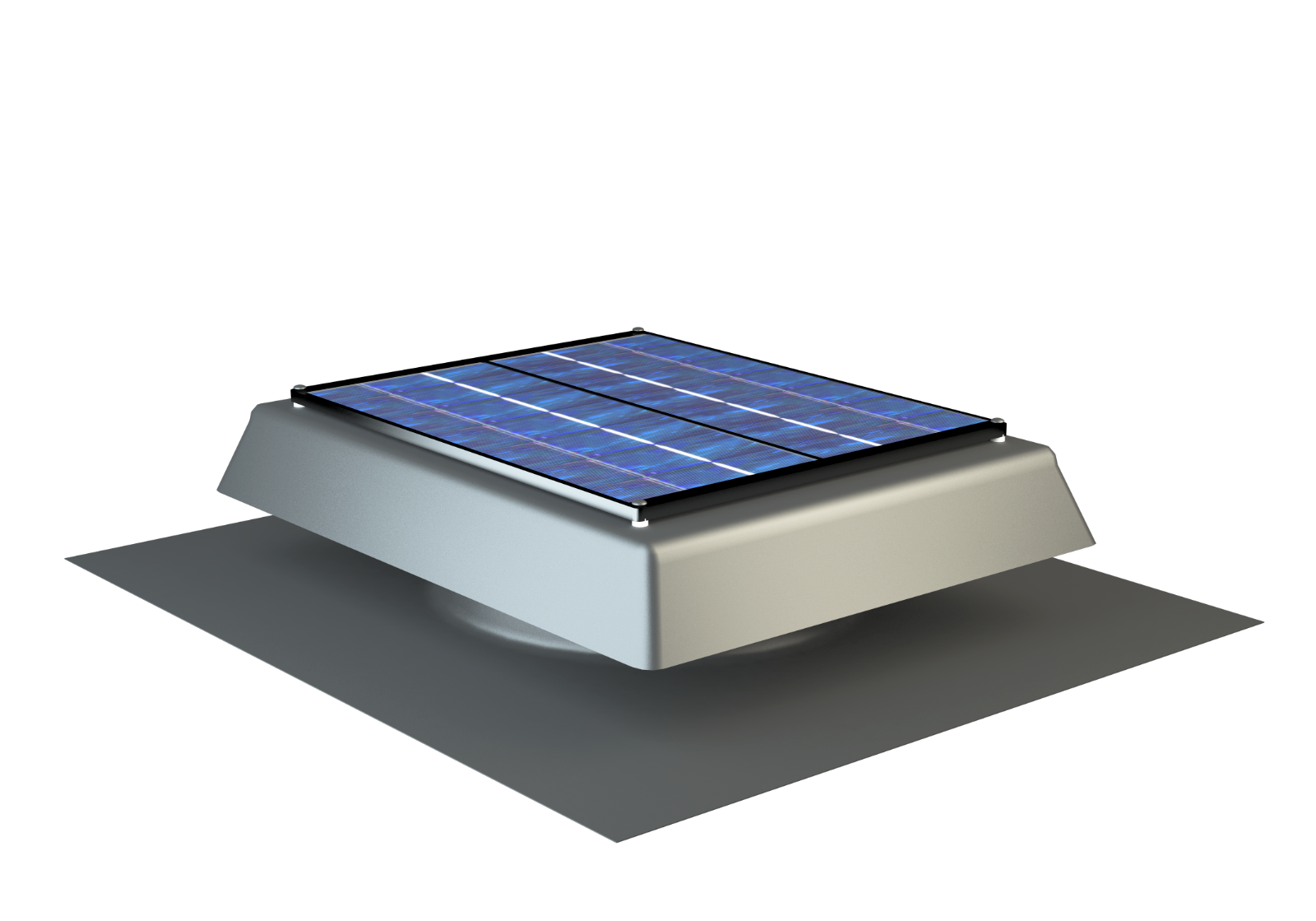 Ezylite 150mm Black Solar Roof Vent Roof Vent Whirlybird replacement