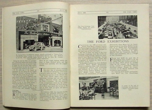 The FORD TIMES MAGAZINE July 1935 Vol 12 No 8 Popular, De Luxe Ford & V8 Specs - Picture 3 of 4