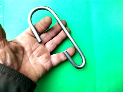 Gerüstrohr C-HooK Awing Blech, Gitterschirm, Schild ect 6'' Lg Edelstahl 8mm Stange