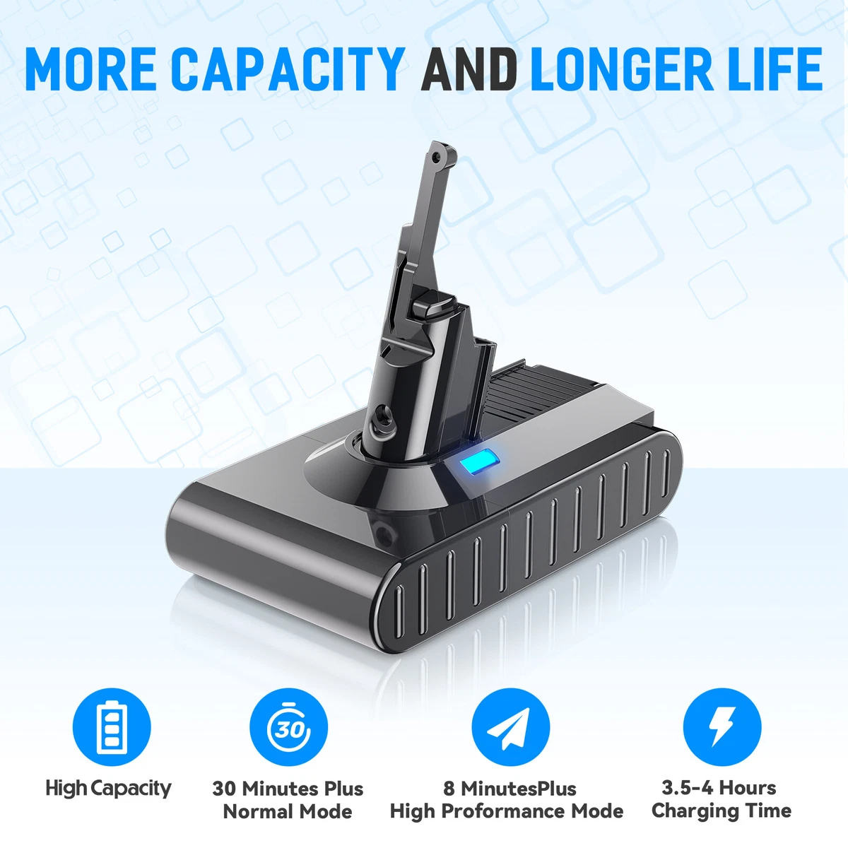 Replacement for DYSON V8 Battery Cordless Vacuum Cleaner V8 SV10 Absolute Animal