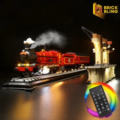 BrickBling LED Licht Kit für LEGO Hogwarts Express 76405 Modell (Fernbedienung)